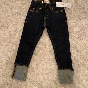 Peek brand jeans. Size 2T. Never worn.
